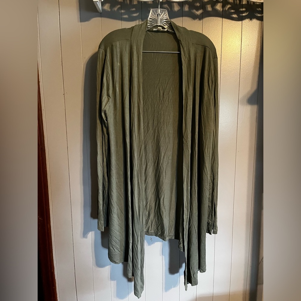 Zenana Outfitters olive green cardigan -bamboo material super soft